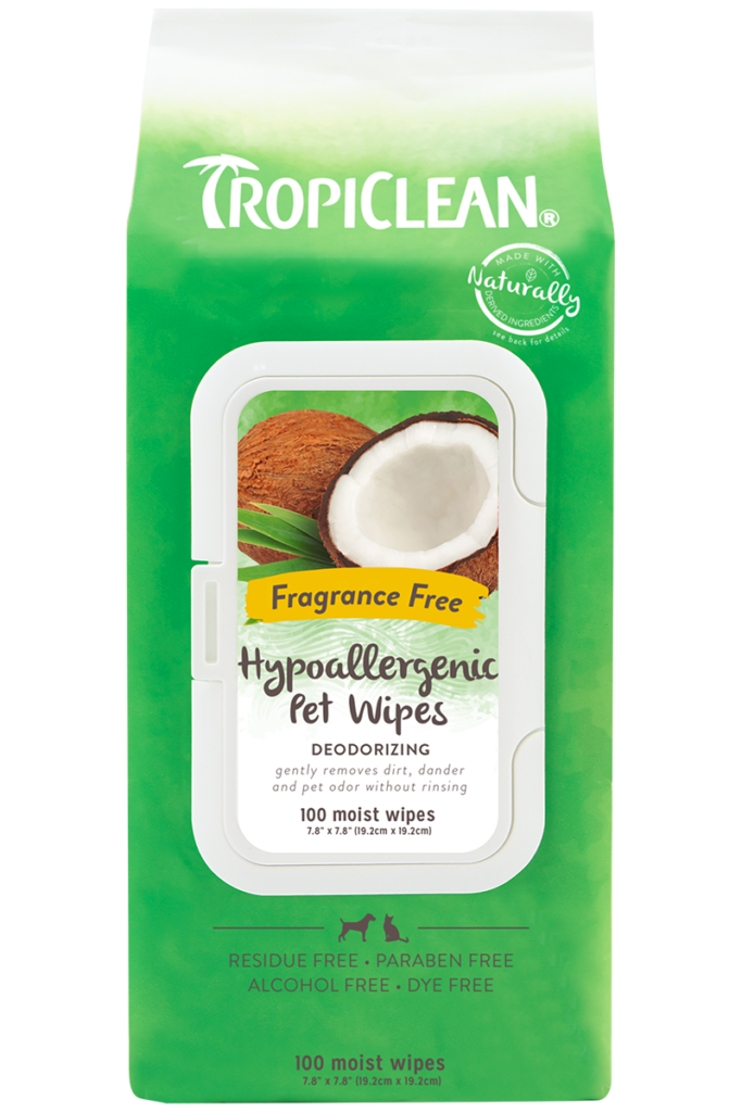 Tropiclean Pet wipes
