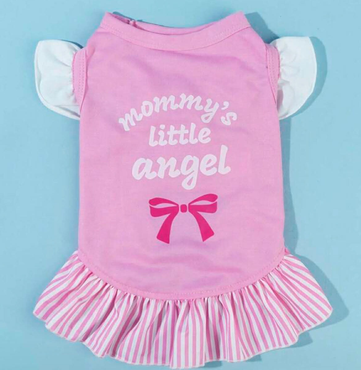“Mommy’s Little Angel Dress Tee” Cozy Puppy Sweaters – Available in All Sizes! 🐾