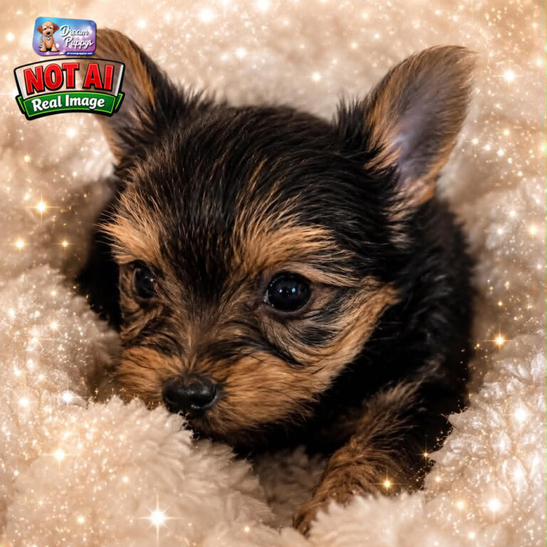 Teacup Morkiepoo Male Puppy. A charming Morkie and Poodle mix with a playful personality and loving temperament.