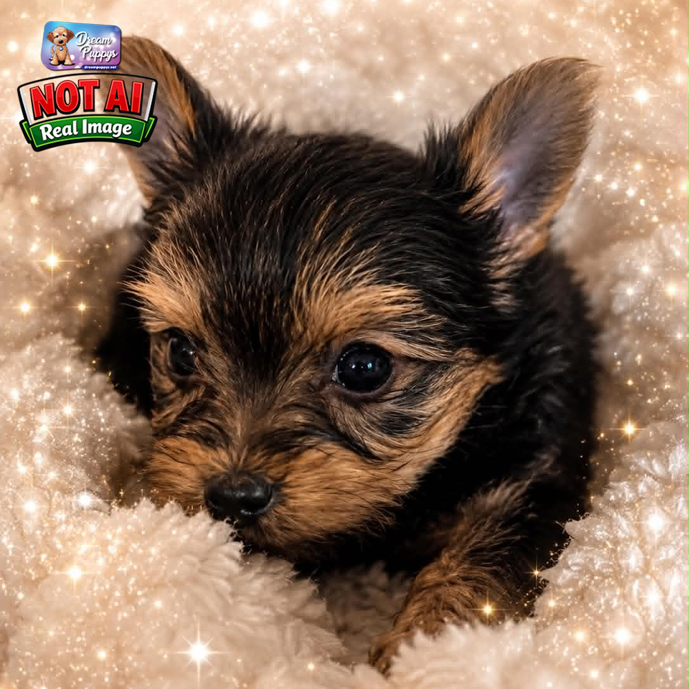 Teacup Morkiepoo Male Puppy. A charming Morkie and Poodle mix with a playful personality and loving temperament.