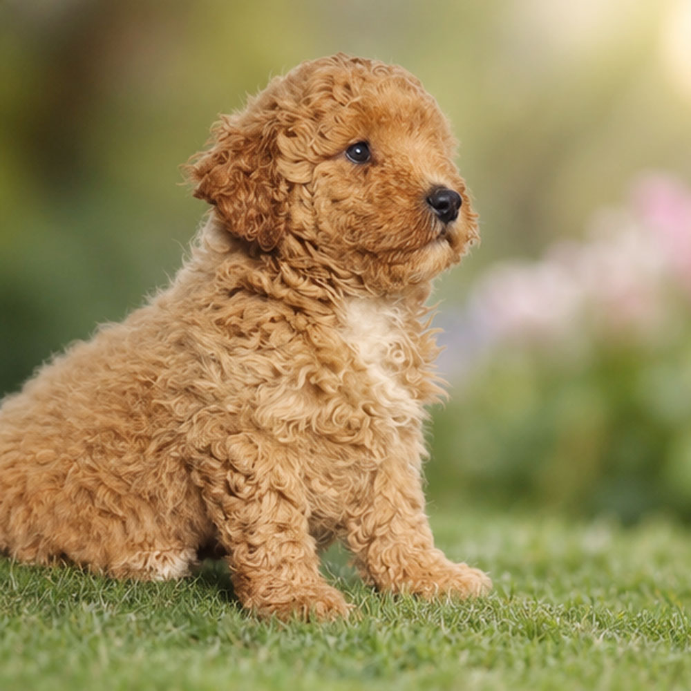 Meet “Clara Jane”, a Mini Golden Doodle Female Puppy.