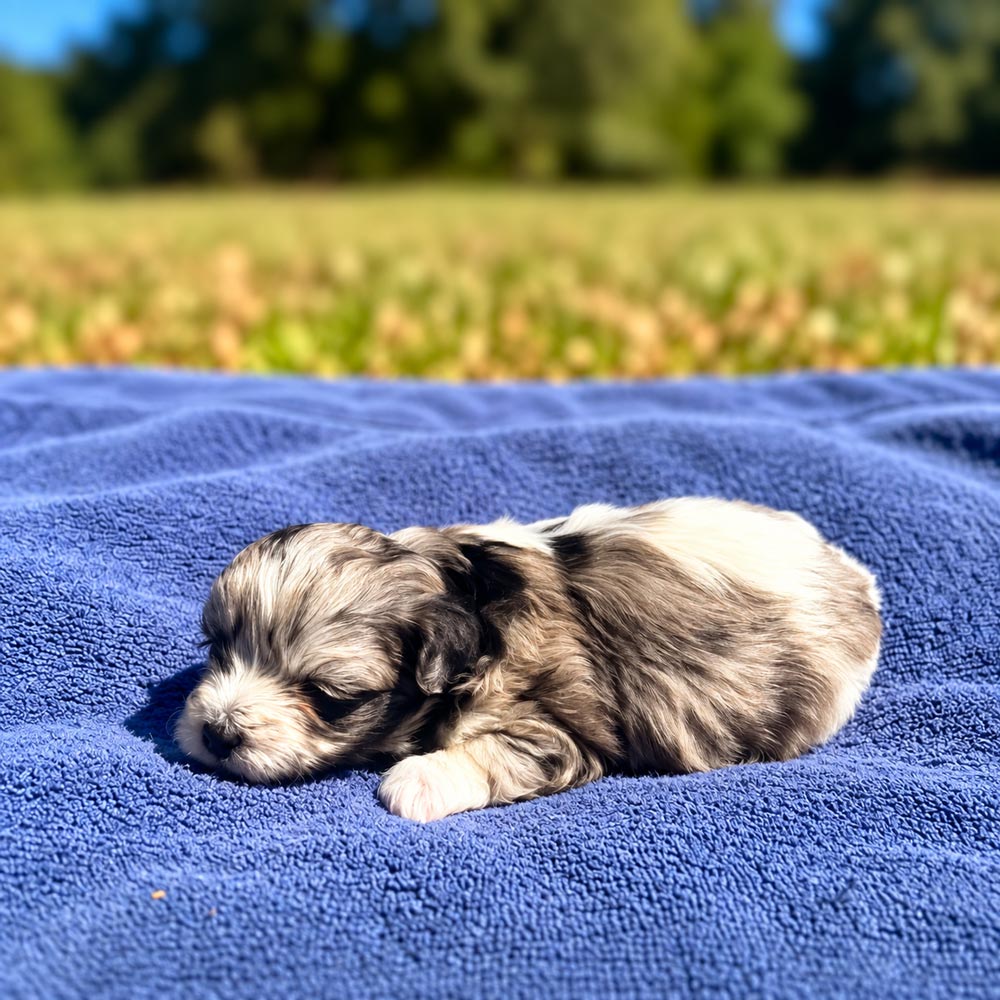 Meet "Mazi" a Shih-Poo Female Puppy. A Crossbreed between a Shih Tzu and a Poodle.